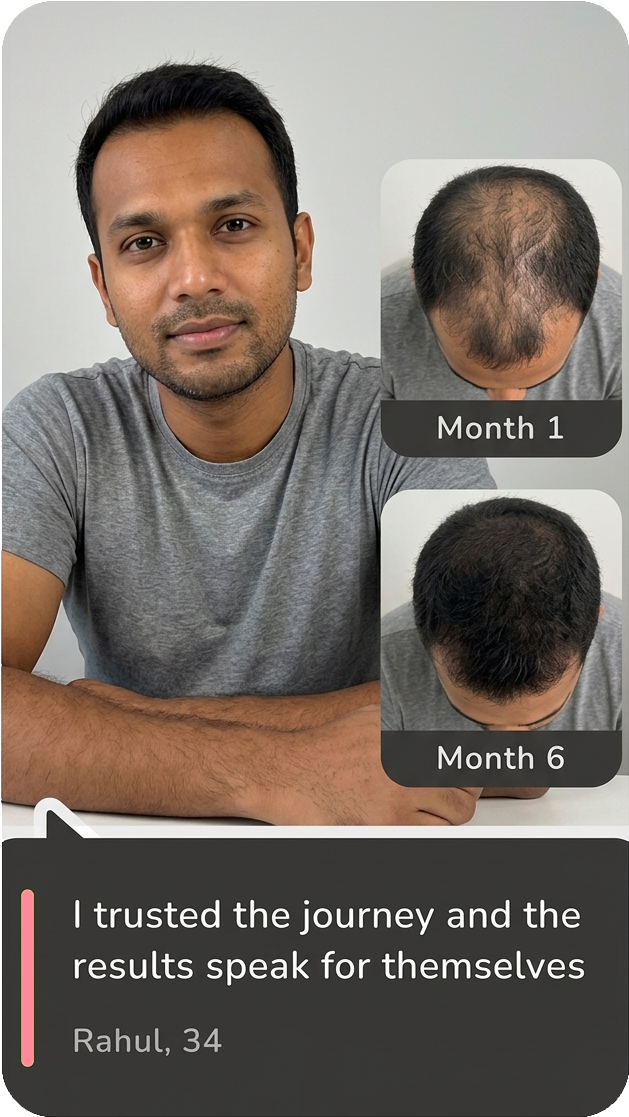 Rahul, 34: I trusted the journey and the results speak for themselves